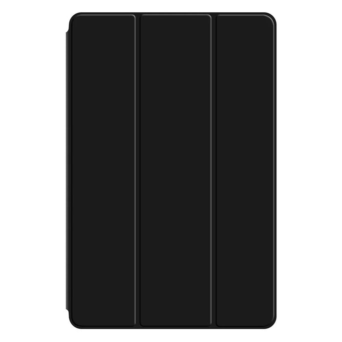 For Lenovo Xiaoxin Pad Pro 12.7 inch Case PU Leather TPU Back Trifold Stand Tablet Cover - Black - 7