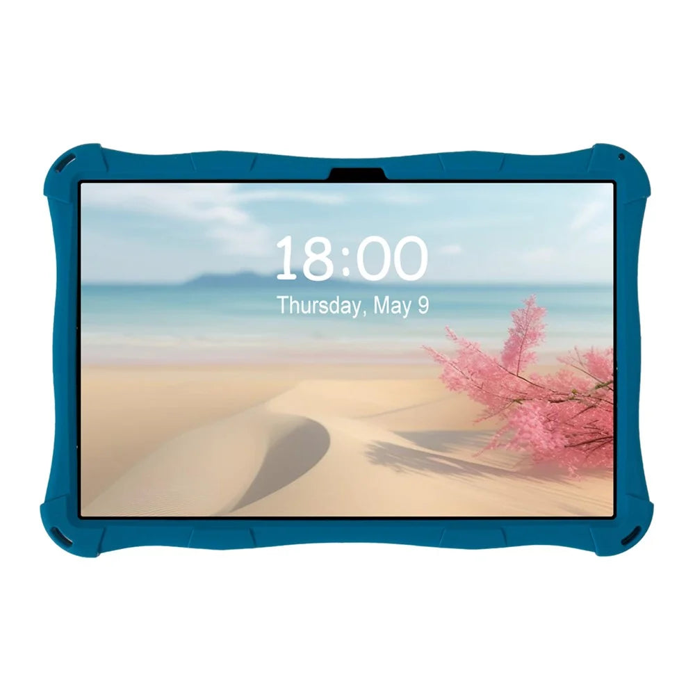 For Lenovo Tab M11 TB330FU / 331FC / Xiaoxin Pad 11 2024 Case Kickstand Cartoon Silicone Tablet Cover - Dark Blue - 7