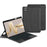 For Huawei MatePad Pro 12.2 (2024) Leather Case + Bluetooth-compatible Keyboard with Backlight Trackpad - 1