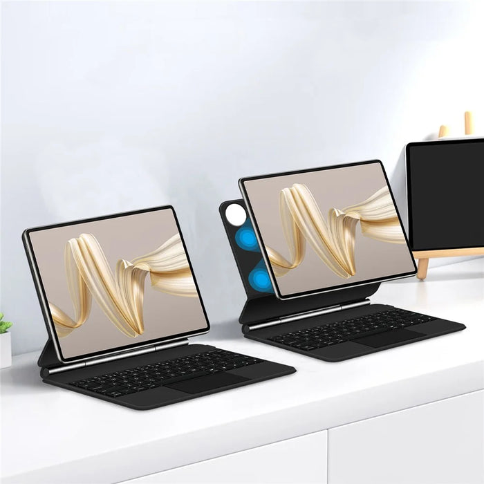 For Huawei MatePad Pro 12.2 (2024) Magnetic Floating Bluetooth-compatible Keyboard + Leather Tablet Case - 7