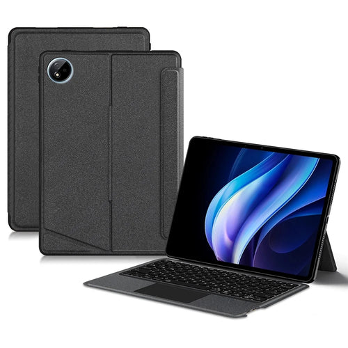 For vivo Pad3 Leather Case + Bluetooth-compatible Keyboard with Backlight Trackpad - 1
