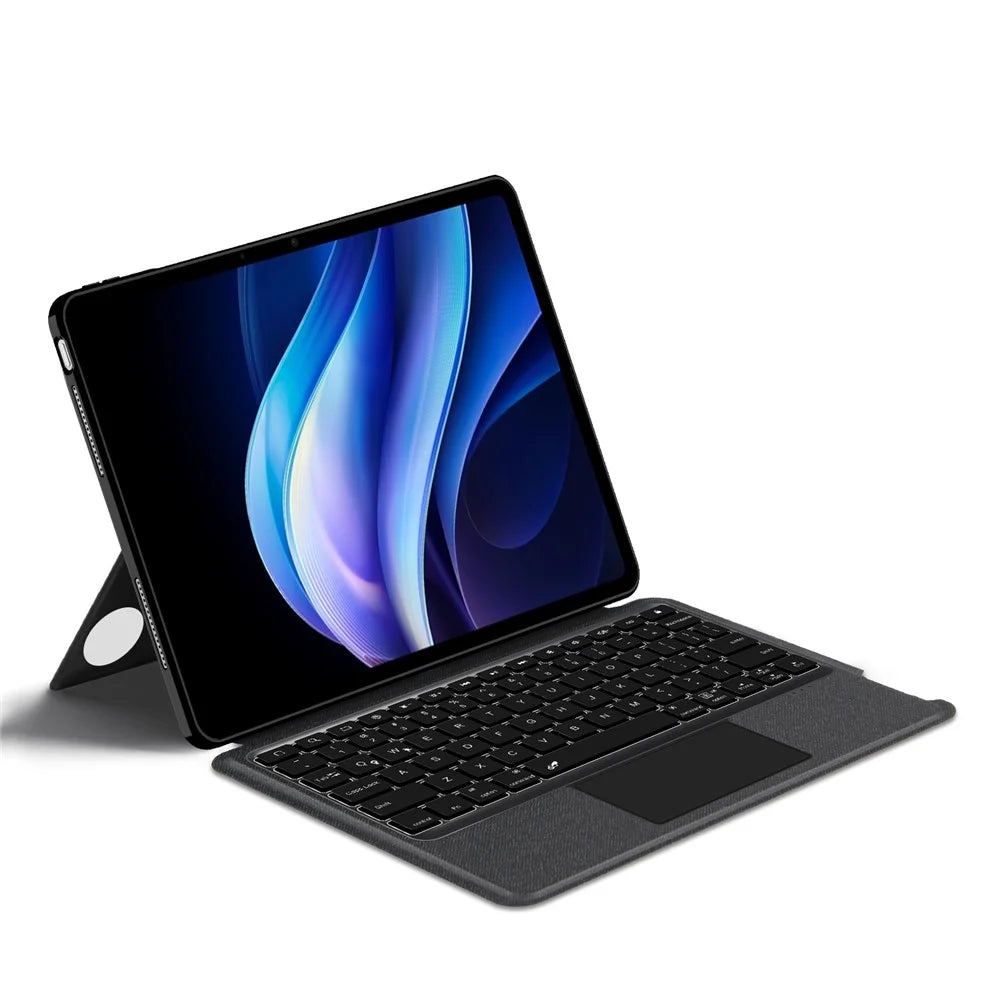 For vivo Pad3 Leather Case + Bluetooth-compatible Keyboard with Backlight Trackpad - 3