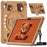 For iPad (2025) / 10.9 (2022) Case with Shoulder Strap Bear Pattern PC+Silicone+TPU Kickstand Tablet Cover - 2