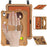For iPad (2025) / 10.9 (2022) Case with Shoulder Strap Bear Pattern PC+Silicone+TPU Kickstand Tablet Cover - 3