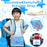 For iPad (2025) / 10.9 (2022) Case with Shoulder Strap Kickstand PC+Silicone+TPU Cute Dolphin Cover - 5