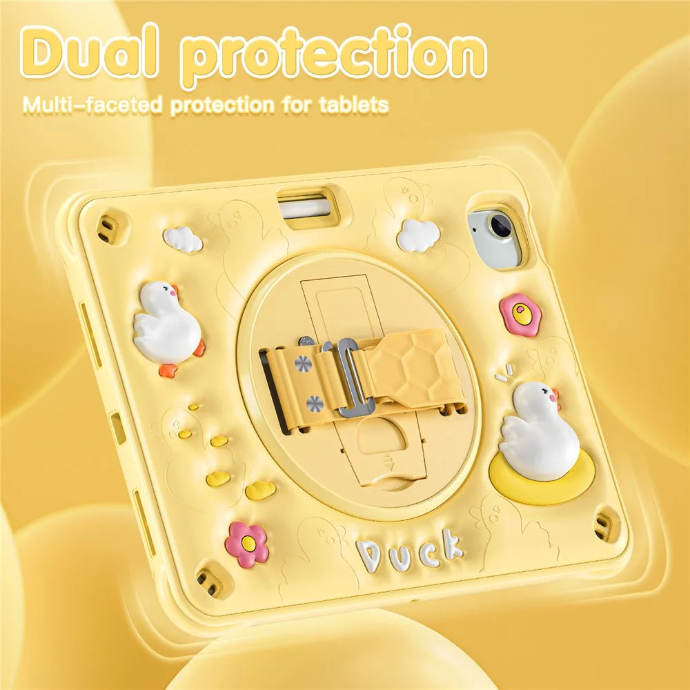 For iPad Air 11 (2026) / (2025) / (2024) / Air (2022) / (2020) / Pro 11 (2022) / (2021) / (2020) / (2018) Case Kickstand Cover - 2