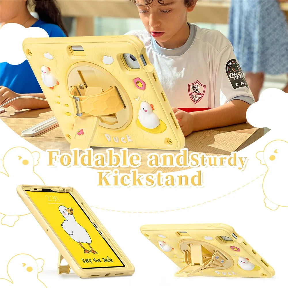 For iPad Air 11 (2026) / (2025) / (2024) / Air (2022) / (2020) / Pro 11 (2022) / (2021) / (2020) / (2018) Case Kickstand Cover - 3