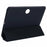 For OnePlus Pad 2 Case PU Leather+Silicone Tri-Fold Stand Tablet Cover - Black - 3