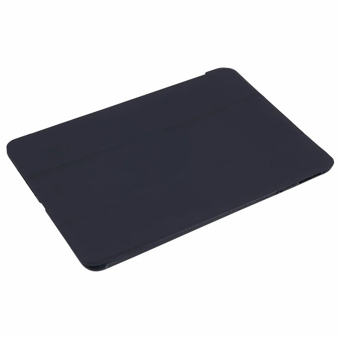 For OnePlus Pad 2 Case PU Leather+Silicone Tri-Fold Stand Tablet Cover - Black - 5