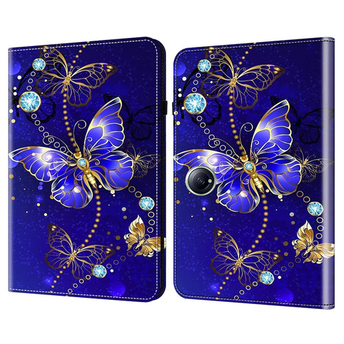 For OnePlus Pad 2  /  Pad Pro Case Pattern Printed Leather Tablet Cover with Card Slot - Butterfly - 1