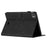 For iPad Pro 11 (2025) / 11 (2024) Case Honeycomb Printed Leather Tablet Cover with Card Slot - Black - 4