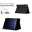 For iPad Pro 11 (2025) / 11 (2024) Case Honeycomb Printed Leather Tablet Cover with Card Slot - Black - 5