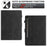 For Samsung Galaxy Tab S10 FE / S9 FE / S9 Case Honeycomb Printed Leather Tablet Cover with Card Slot - Black - 6