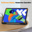 For Lenovo Xiaoxin Pad Pro 12.7 (2025) Stand Case Shock-Absorbent Leather Tablet Cover with Pen Slot - Black - 5
