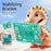 For iPad (2025) / 10.9 (2022) Case with Shoulder Strap Cartoon Dinosaur Kickstand PC+Silicone+TPU Cover - 7