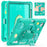For iPad Pro 11 (2025) / 11 (2024) Case Cartoon Dinosaur Hand Strap Kickstand PC+Silicone+TPU Cover - 1