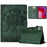 For Lenovo Tab M11 / Xiaoxin Pad 11 2024 Case Cats Imprinted PU Leather Card Slots Tablet Cover - Green - 1