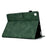 For Lenovo Tab M10 Plus (3rd Gen) Case Cats Imprinted PU Leather Card Slots Tablet Cover - Green - 4