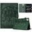For iPad Pro 11 (2025) / (2024) Case Cats Imprinted PU Leather Card Slots Tablet Cover - Green - 1