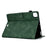 For iPad Pro 11 (2025) / (2024) Case Cats Imprinted PU Leather Card Slots Tablet Cover - Green - 4