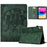 For iPad (2025) / 10.9 (2022) Case Cats Imprinted PU Leather Card Slots Tablet Cover - Green - 1