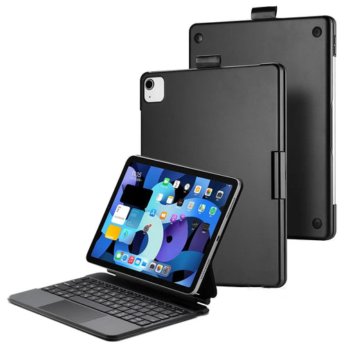 Trackpad Backlight Keyboard for iPad Air 11 (2026) / (2025) / (2024) / Air (2022) / (2020) / Pro 11 (2022) / (2021) / (2020) / (2018) Tablet Case - Black - 1