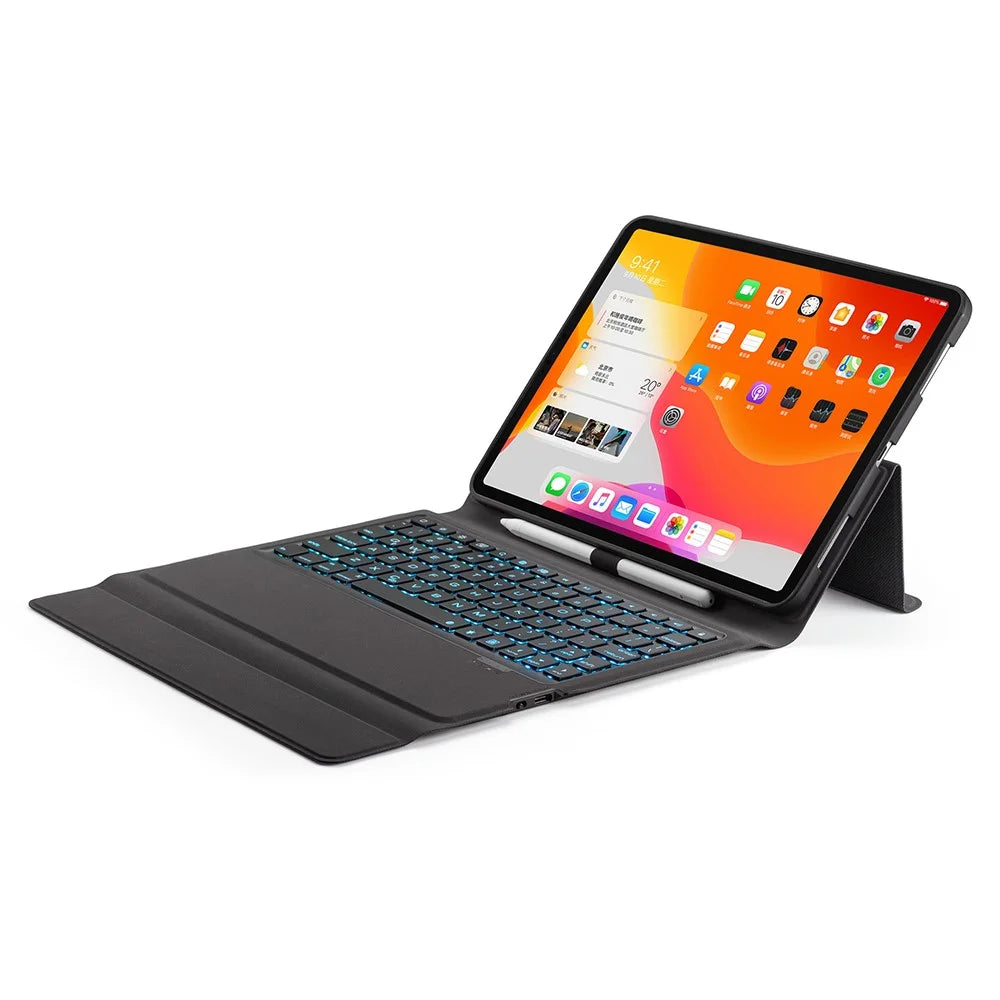 Trackpad Backlight Keyboard for iPad Air 11 (2026) / (2025) / (2024) / Air (2022) / (2020) / Pro 11 (2022) / (2021) / (2020) / (2018) Tablet Case - Black - 5