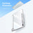 DUX DUCIS Unid Series For Samsung Galaxy Tab S9 FE+ / S9+ Case Auto Wake / Sleep TPU+PC+Leather Clear Tablet Cover - Baby Blue - 4
