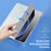 DUX DUCIS Unid Series For Samsung Galaxy Tab S9 FE+ / S9+ Case Auto Wake / Sleep TPU+PC+Leather Clear Tablet Cover - Baby Blue - 5