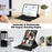 For Samsung Galaxy Tab S10 Ultra Case 360 Degree Rotary Stand PU Leather+Acrylic Tablet Cover (Without Keyboard) - Black - 4