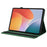 For Infinix Xpad Case Butterfly Flower Imprint PU Leather Tablet Cover with Card Slots - Green - 3