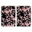 For Infinix Xpad Leather Case Pattern Printed Stand Tablet Cover with Card Slots - Plum Blossom - 7
