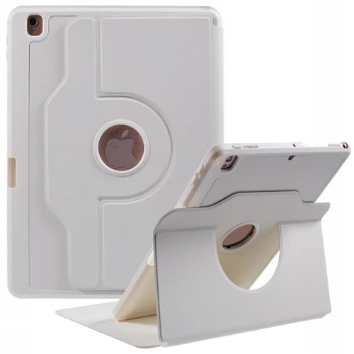 For iPad 10.2 (2021) / (2020) / (2019) / iPad Air 10.5 inch (2019) / iPad Pro 10.5-inch (2017) Case Stand Leather Tablet Cover - White - 1