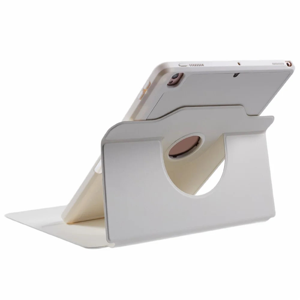 For iPad 10.2 (2021) / (2020) / (2019) / iPad Air 10.5 inch (2019) / iPad Pro 10.5-inch (2017) Case Stand Leather Tablet Cover - White - 3