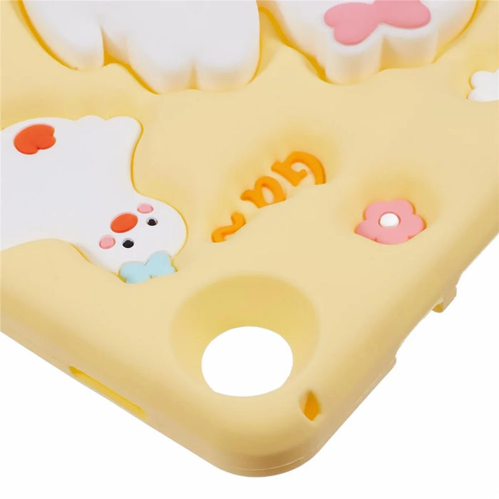 For Samsung Galaxy Tab A8 10.5 (2021) / X205 Silicone Tablet Case 3D Duck Pattern Design Protective Cover with Shoulder Strap - 6