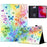 For Lenovo Tab M11 / Xiaoxin Pad 11 2024 Case Pattern Printing Card Holder Leather Tablet Stand Cover - Flowers and Butterflies - 1