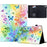 For Samsung Galaxy Tab A9+ Case Pattern Printing Tablet Cover Shockproof Leather Card Holder Stand Case - Flowers And Butterflies - 1