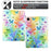 For Samsung Galaxy Tab A9+ Case Pattern Printing Tablet Cover Shockproof Leather Card Holder Stand Case - Flowers And Butterflies - 5