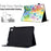 For Samsung Galaxy Tab A9+ Case Pattern Printing Tablet Cover Shockproof Leather Card Holder Stand Case - Flowers And Butterflies - 6