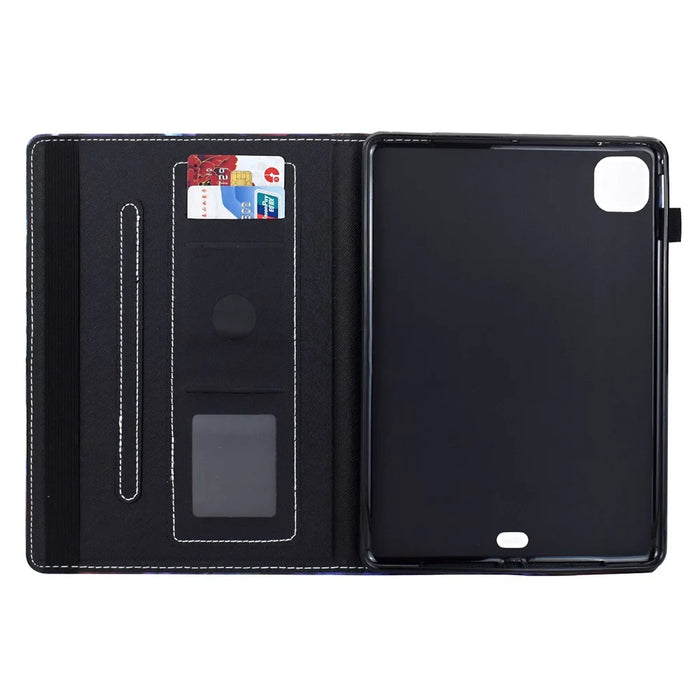 Tablet Case for iPad Air 11 (2026) / (2025) / (2024) / iPad Pro 11 (2022) / (2020) / Air (2022) / (2020) Pattern Printing Cover Card Holder - Cat - 3