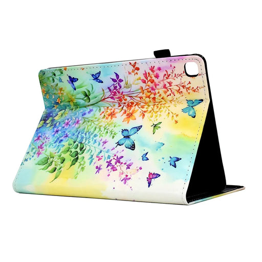 For iPad 10.2 (2020)  /  (2019)  /  iPad Air 10.5 inch (2019)  /  iPad Pro 10.5-inch (2017) Case Pattern Printing Tablet Cover - Flowers And Butterflies - 2