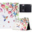 For iPad (2025) / 10.9 (2022) Case Pattern Printing Tablet Cover Shockproof Leather Card Holder Stand Case - Flowers And Birds - 1