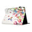 For iPad (2025) / 10.9 (2022) Case Pattern Printing Tablet Cover Shockproof Leather Card Holder Stand Case - Flowers And Birds - 2