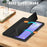 For Blackview Tab 16 Pro Case Auto Sleep / Wake PU Leather Flip Tablet Cover Triple-Fold Stand - Black - 7