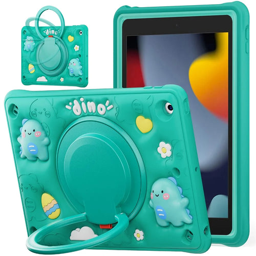 For iPad 10.2 (2021) / (2020) / (2019) Case Kickstand PC+Silicone+TPU Tablet Cover - 1