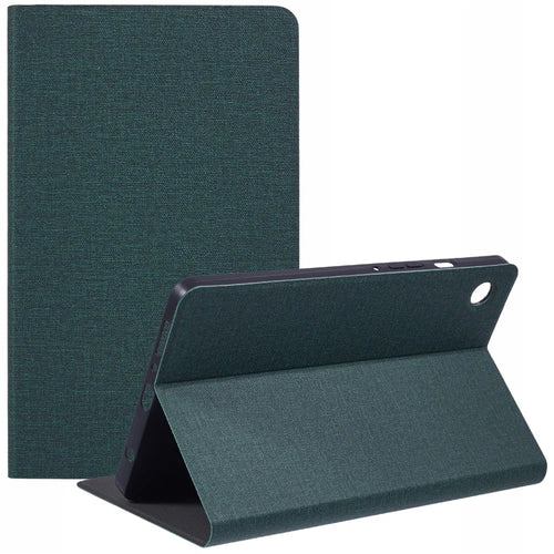 X-LEVEL For Samsung	Galaxy Tab A9 X115 Case Cloth Texture Leather Tablet Cover - Green - 1
