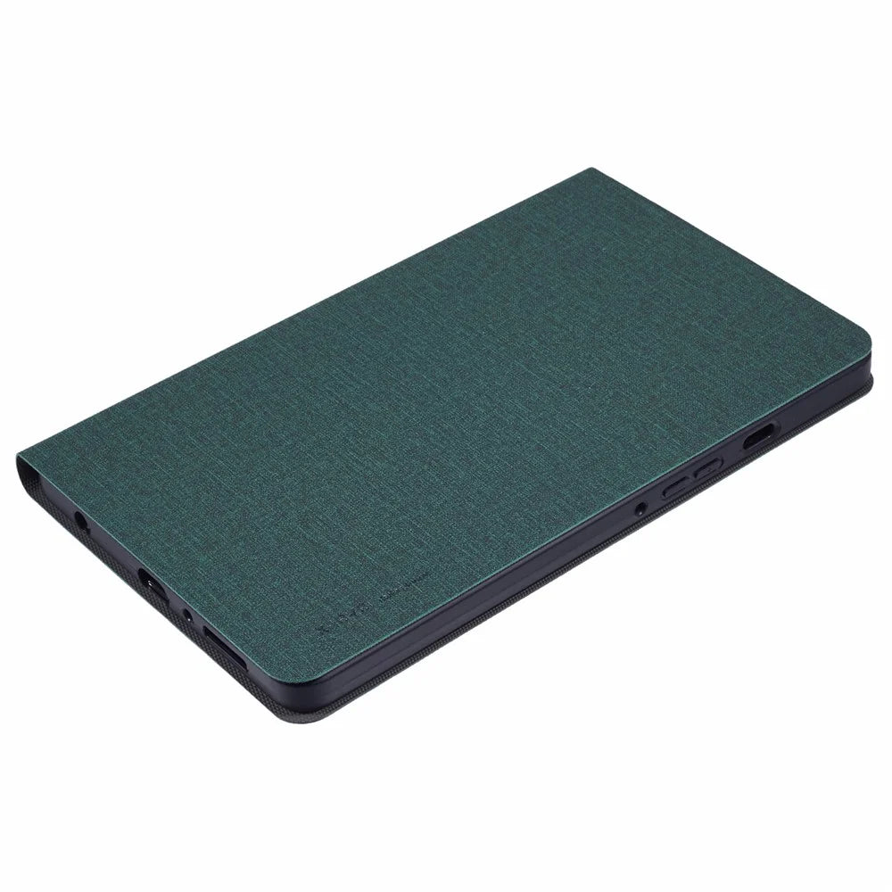 X-LEVEL For Samsung	Galaxy Tab A9 X115 Case Cloth Texture Leather Tablet Cover - Green - 5