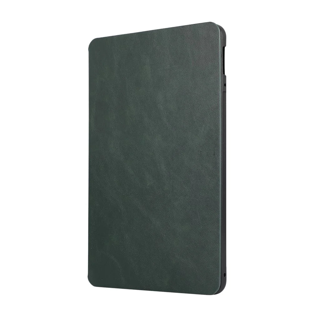 For Infinix Xpad Shockproof Case PU Leather Tablet Cover with Stand - Green - 5