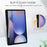 For Samsung Galaxy Tab S10+ Case Clear Acrylic Leather Tablet Cover Support Auto Sleep  /  Wake - Black - 7
