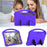 For Samsung Galaxy Tab S10 Ultra Case EVA Tablet Cover with Handle Kickstand Children Friendly - Purple - 4